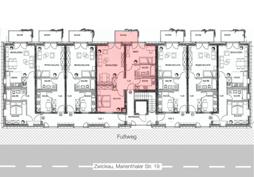 zur Wohnung